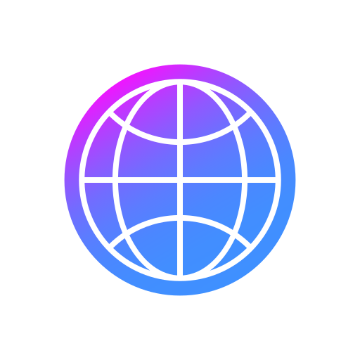 グローブ Generic gradient fill icon