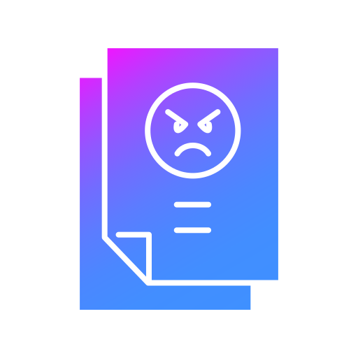 Rejected applicants Generic gradient fill icon