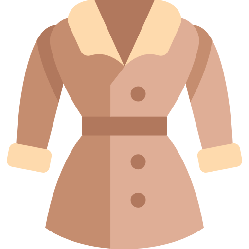 trench-coat Kawaii Flat Icône