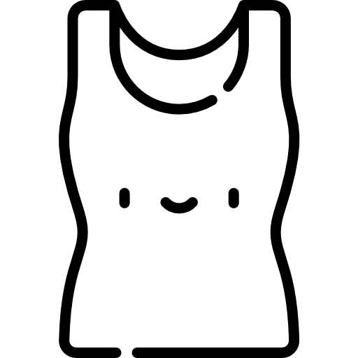 muskelshirt Kawaii Lineal icon