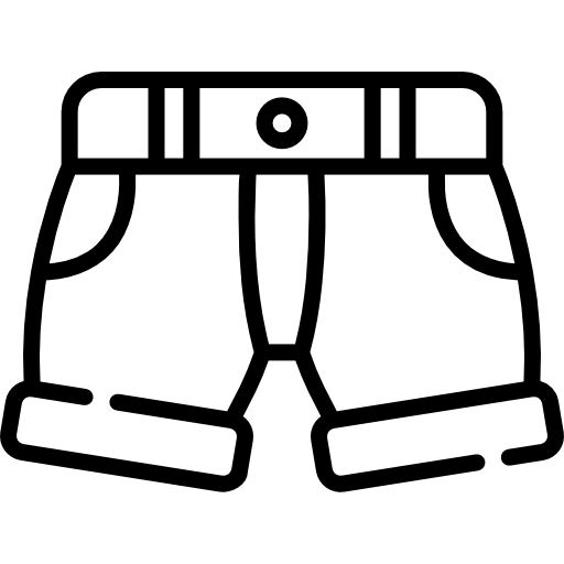 spodenki Kawaii Lineal ikona