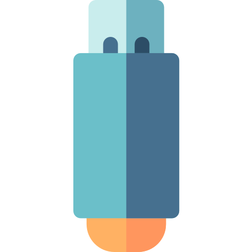 Pendrive Basic Rounded Flat icon