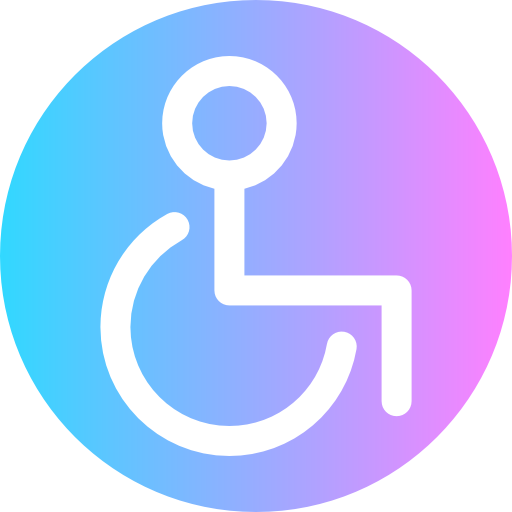 Handicap Super Basic Rounded Circular icon
