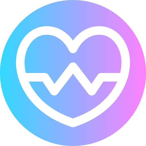 cardiogram Super Basic Rounded Circular icoon