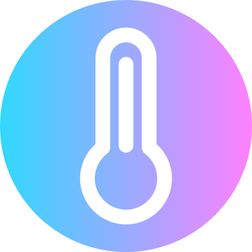 温度計 Super Basic Rounded Circular icon