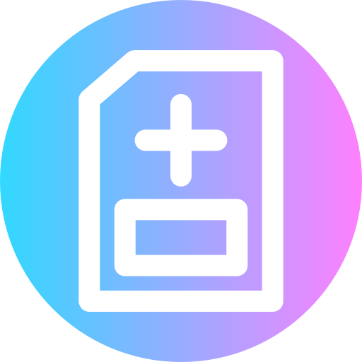 Medical report Super Basic Rounded Circular icon