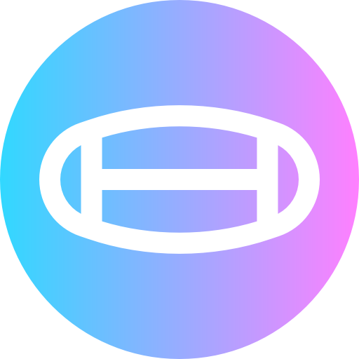 마스크 Super Basic Rounded Circular icon