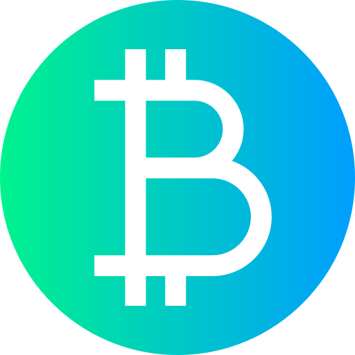 bitcoin Super Basic Straight Circular icono