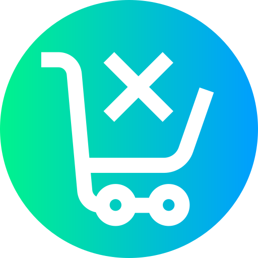 Shopping cart Super Basic Straight Circular icon