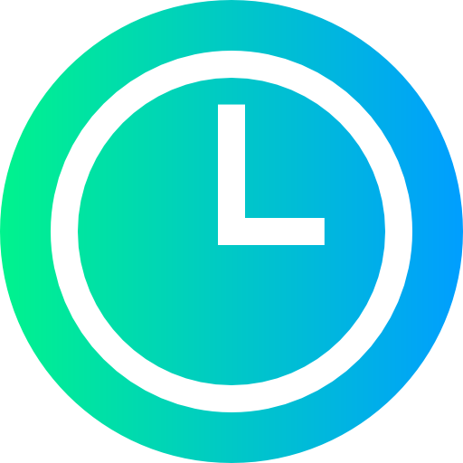 reloj de pared Super Basic Straight Circular icono