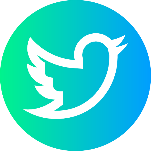 Twitter Super Basic Straight Circular icon