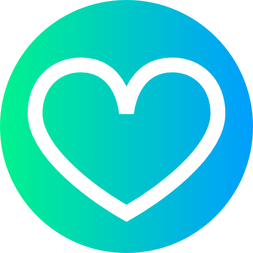 心臓 Super Basic Straight Circular icon