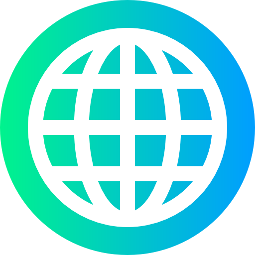 internet Super Basic Straight Circular icona