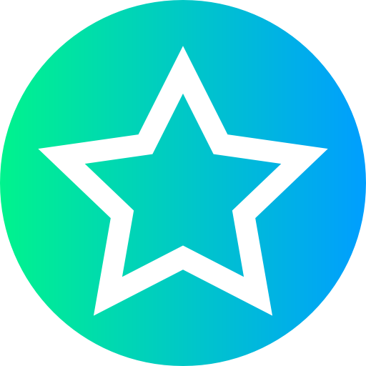 星 Super Basic Straight Circular icon