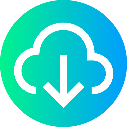 Cloud computing Super Basic Straight Circular icon