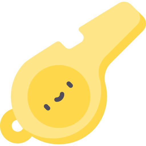Whistle Kawaii Flat icon