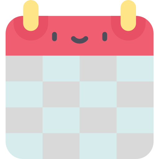 Calendar Kawaii Flat icon