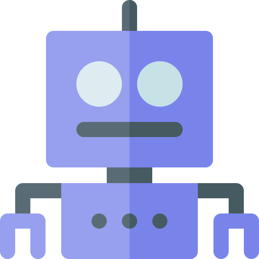Робот Basic Rounded Flat иконка