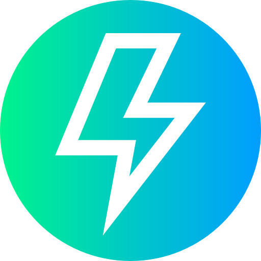 flash Super Basic Straight Circular icoon