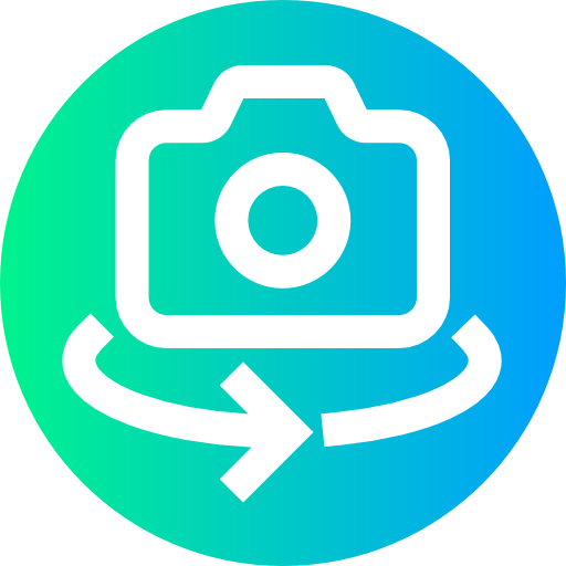 fotocamera Super Basic Straight Circular icoon