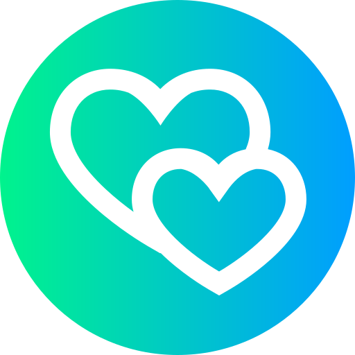 Hearts Super Basic Straight Circular icon