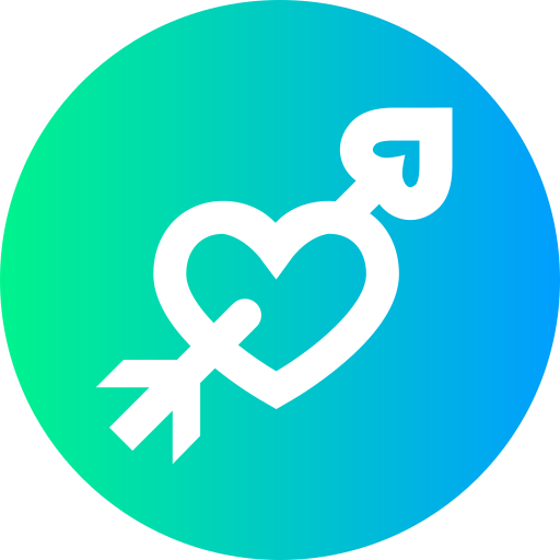 Heart Super Basic Straight Circular icon