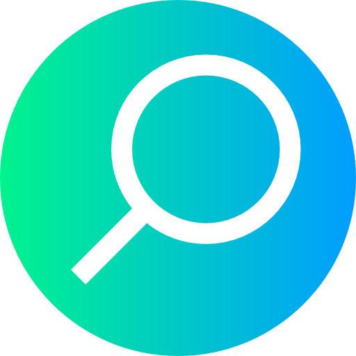 Magnifying glass Super Basic Straight Circular icon