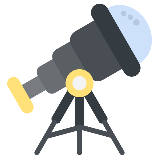 望遠鏡 Generic color fill icon