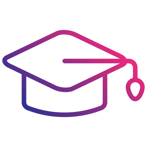 Graduation Generic gradient outline icon
