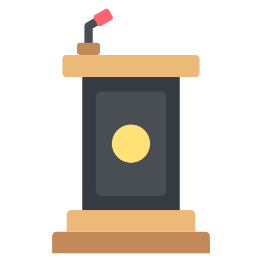 Lectern Generic color fill icon
