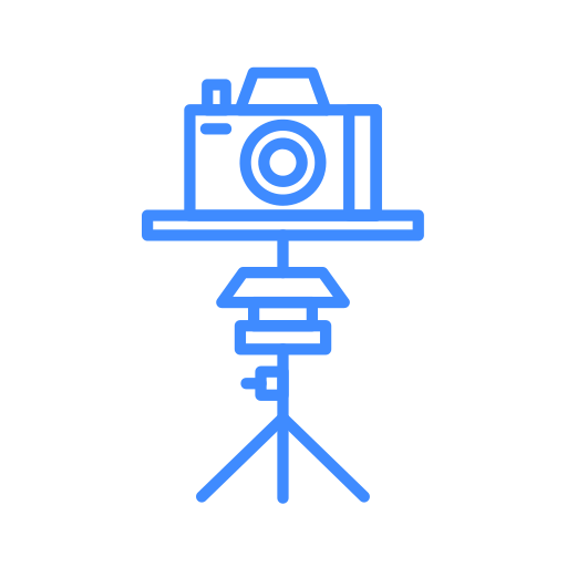 trépied caméra Generic color outline Icône