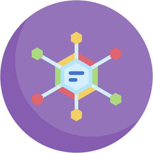 diagrama Generic color fill icono