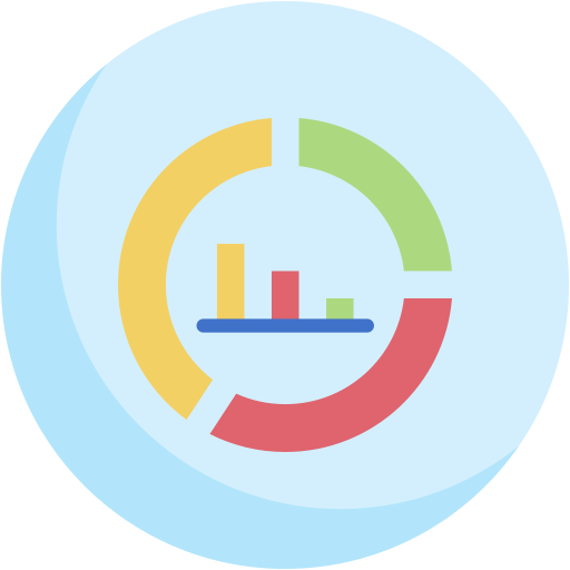 Donut chart Generic color fill icon