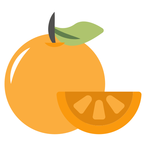 Апельсин Generic color fill иконка