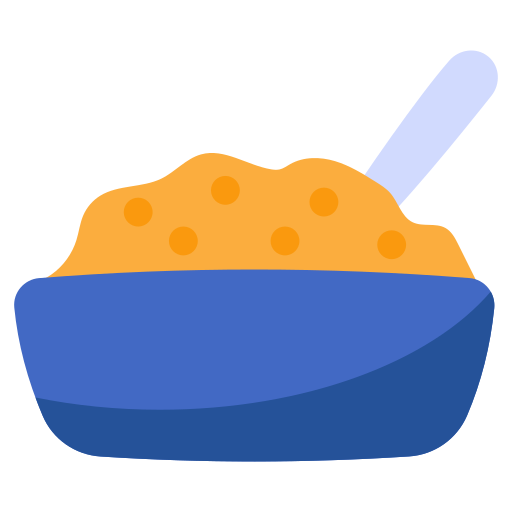 tazón de comida Generic color fill icono