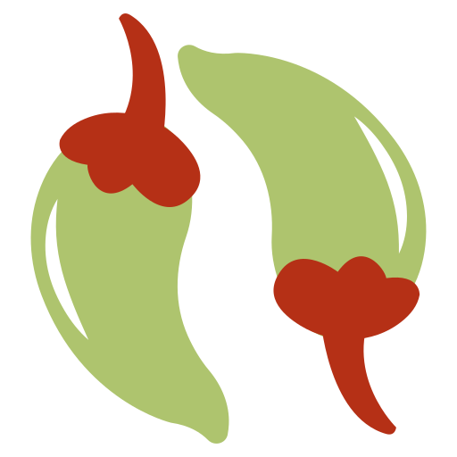 zielone chilli Generic color fill ikona