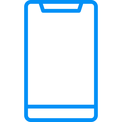 Mobile phone Generic color outline icon
