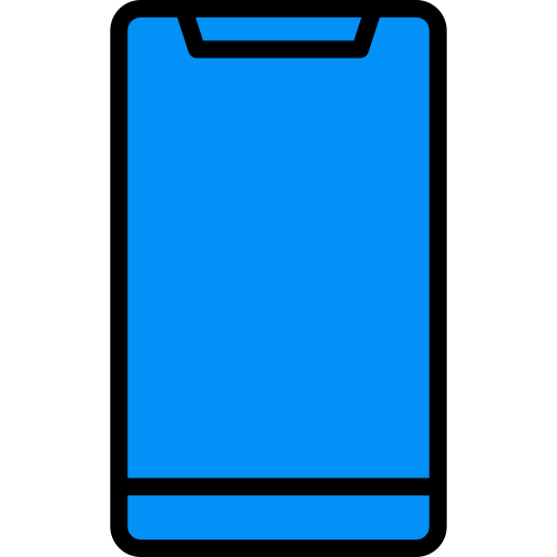 téléphone mobile Generic color lineal-color Icône