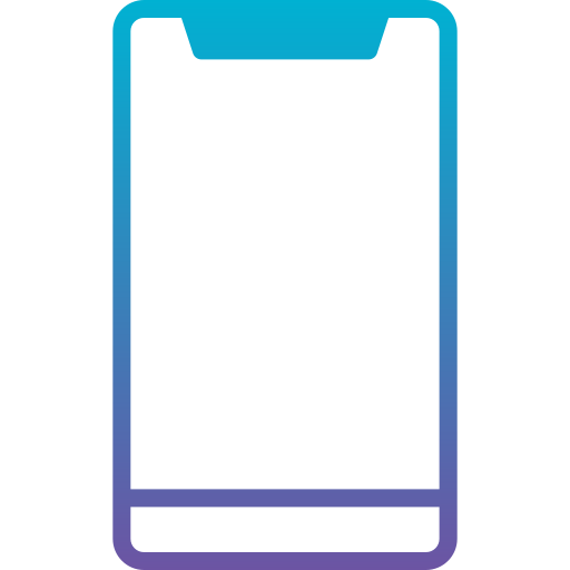 Mobile phone Generic gradient fill icon