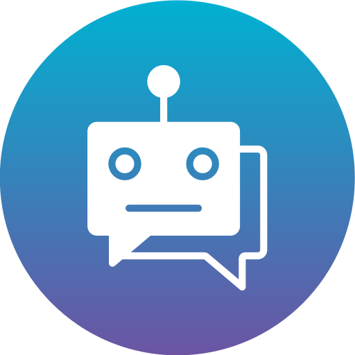 robot de chat Generic gradient fill icono