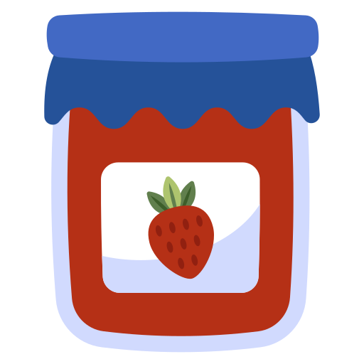 Strawberry jam Generic color fill icon