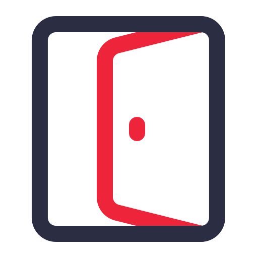 deur Generic color outline icoon