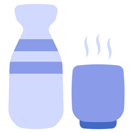 garrafa térmica Generic color fill Ícone