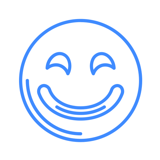 lachend gezicht Generic color outline icoon