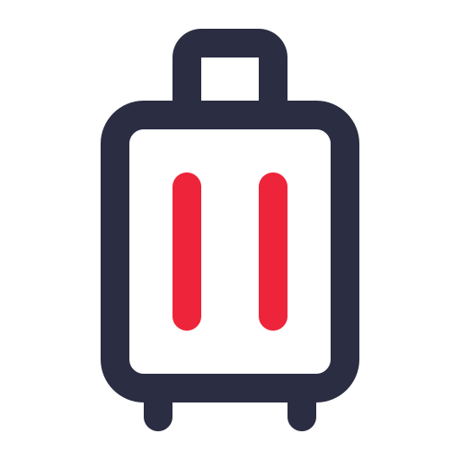 valigia Generic color outline icona