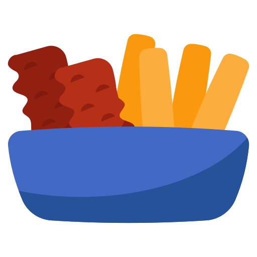 French fries Generic color fill icon