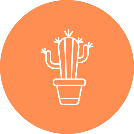 cactus Generic color fill icona