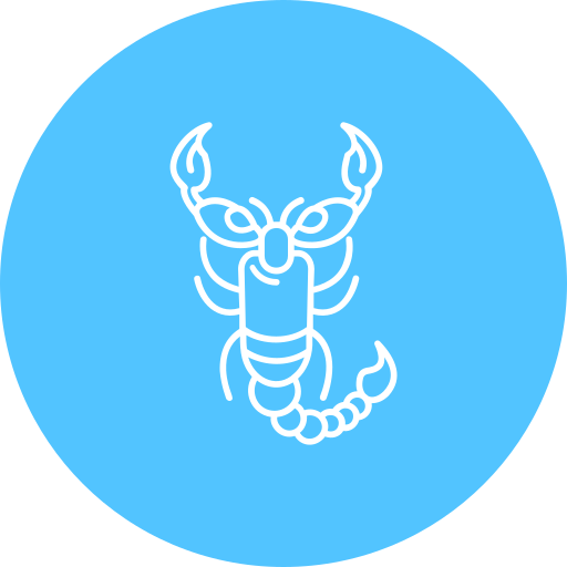 Скорпион Generic color fill иконка