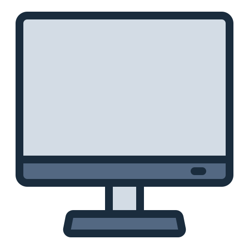 monitoranzeige Generic color lineal-color icon