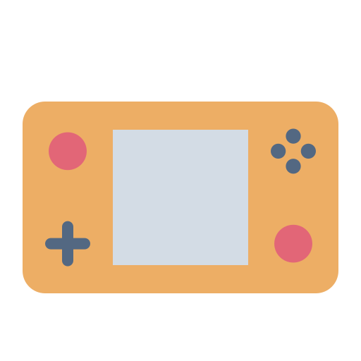 console portatile Generic color fill icona